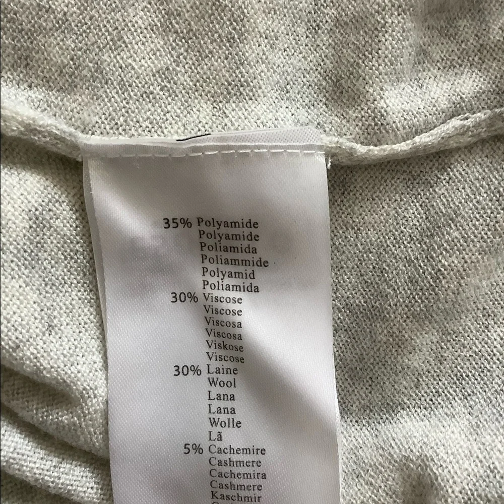 NWOT Esqualo Grey Flair Cuff Sweater Sz-M